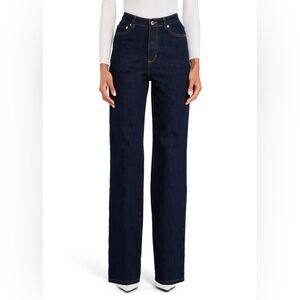 Seroya Brooklyn High Rise Straight Jean Rinse Size 28 Runs Small
